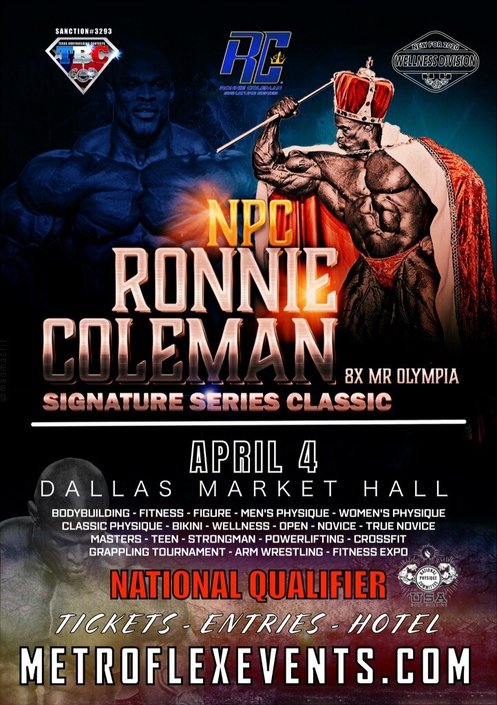 2020 NPC Ronnie Coleman Classic | NPC USA Texas