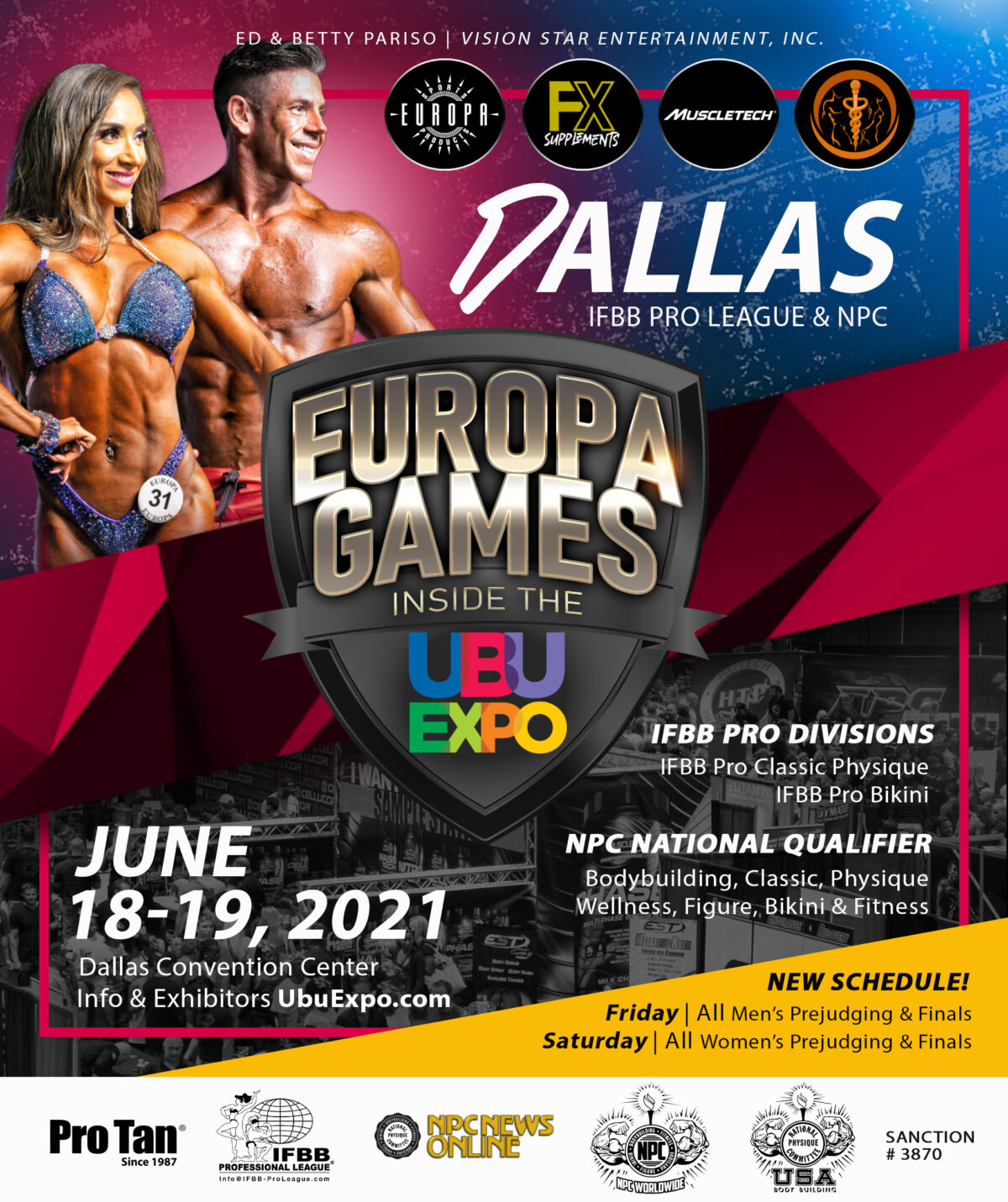 2021 IFBB/NPC Europa Games - NPC USA Texas