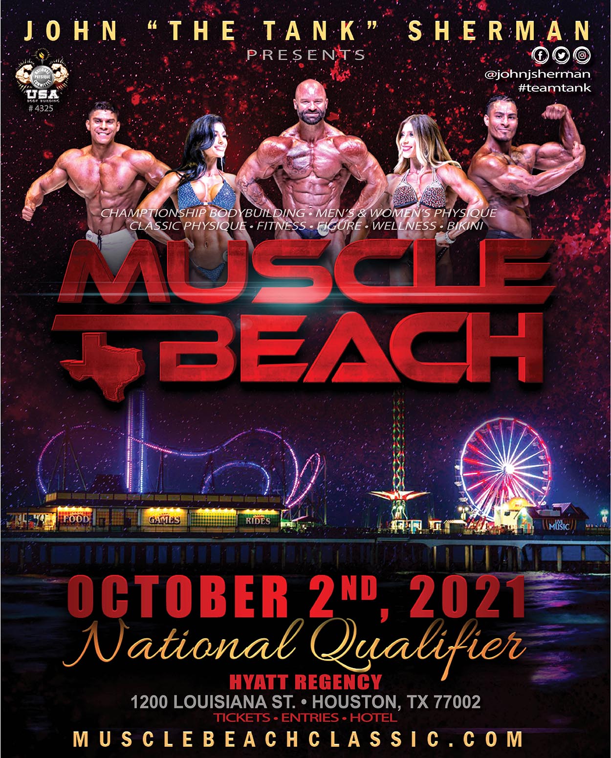 2021 NPC Muscle Beach Classic NPC USA Texas