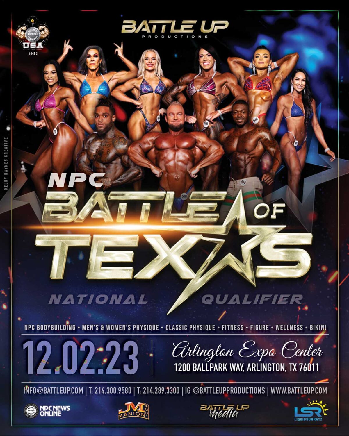 IFBB Pro League & NPC Battle of Texas NPC USA Texas