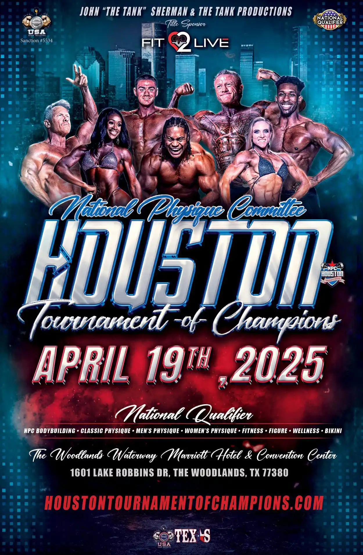 2025 NPC Houston Tournament of Champions NPC USA Texas