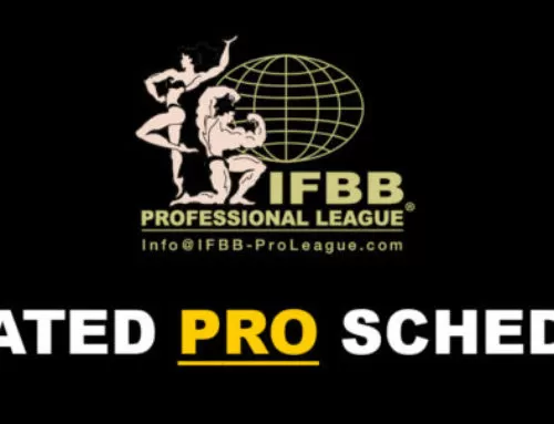 2020 IFBB PROFESSIONAL LEAGUE SCHEDULE UPDATES